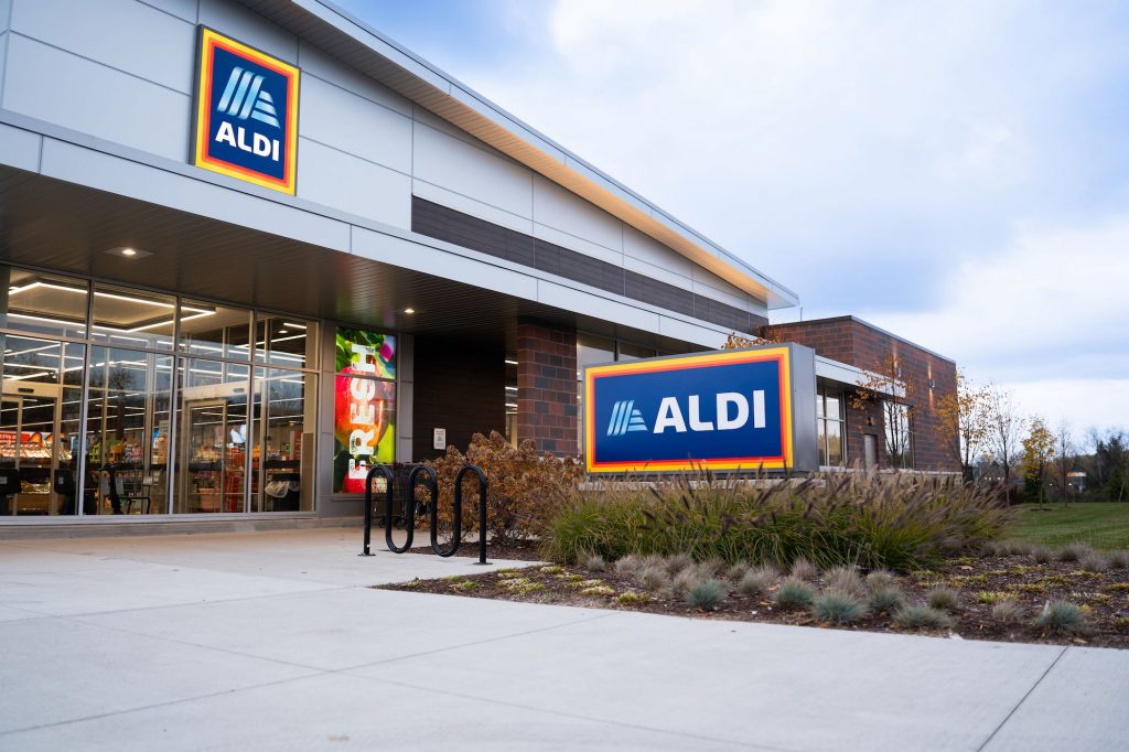 Commercial Landscaping at Aldis